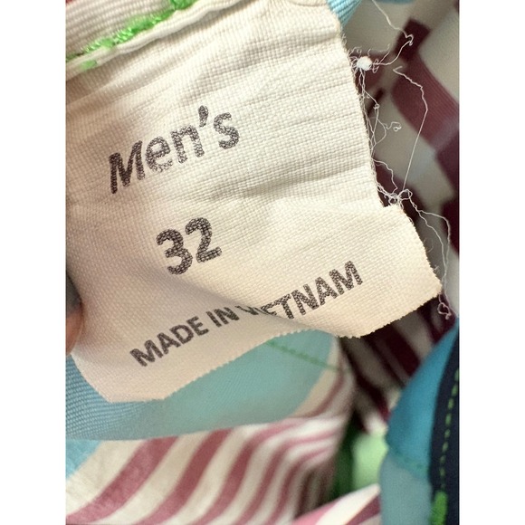 Patagonia Striped Board Shorts Men's Size 32 Swim Trunks Quick Dry Pockets - Picture 9 of 11